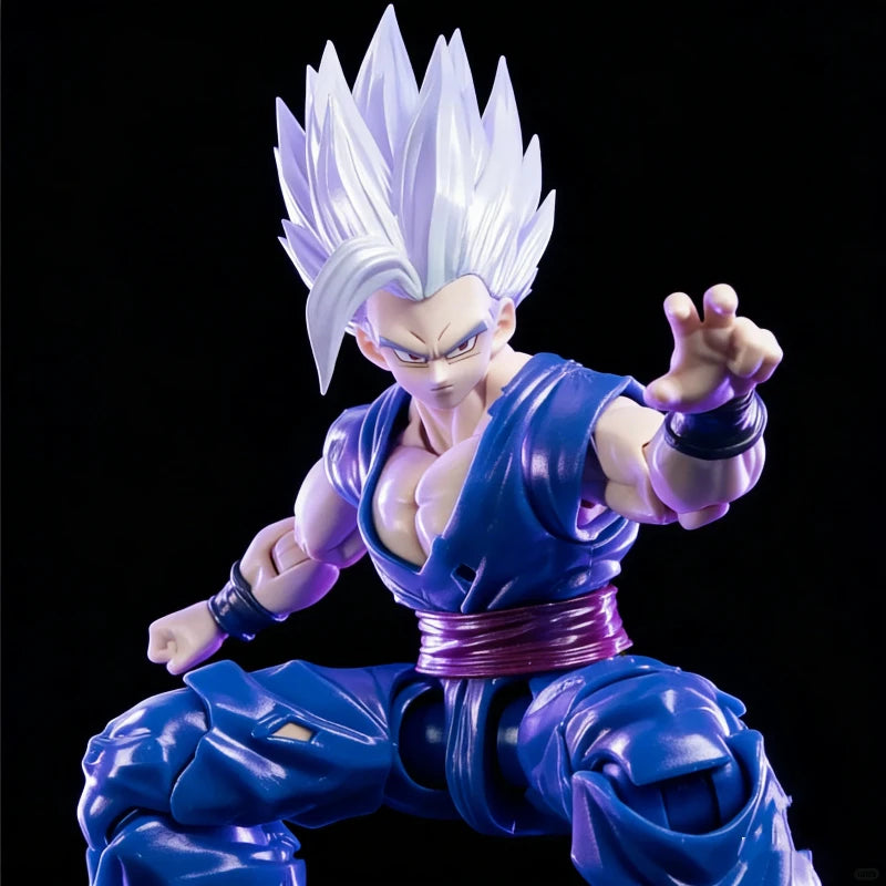 SHF Dragon Ball Exclusive: Son Gohan Beast Anime Action Figure | PVC Movable Super Saiyan Model | Collector's Edition