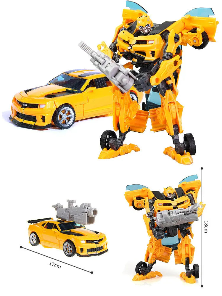HZX H606 G1 Transformation Action Figure Toy Starscream Model 18cm ABS Movable Joints Statue Deformation Car Robot NO BOX
