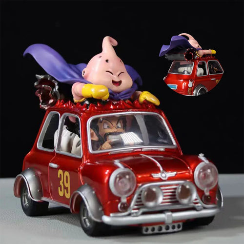 12cm Dragon Ball Z Fat Buu Anime Figures Majin Buu Figurine Mr. Satan Drive Car Pvc Statue Collectible Model Decoration Gift Toy