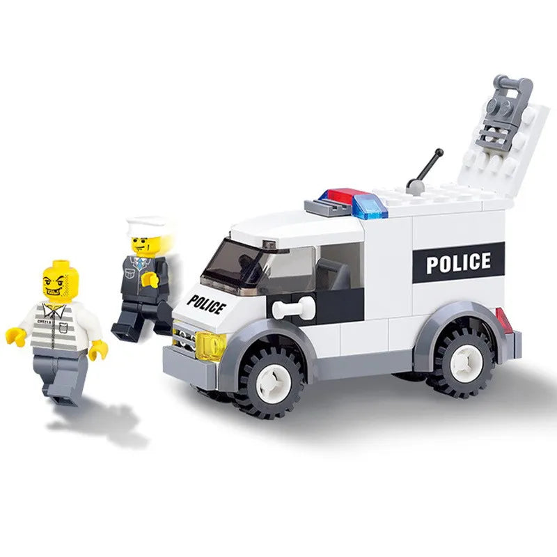 6Pcs Military Ghost Commando Army Soldiers Model Action Figure Blocks Construction Building Bricks Toys For Children