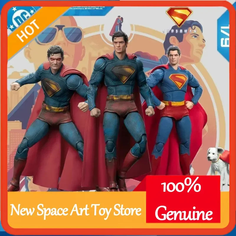 Fondjoy Superman 1/9 Scale War Damage Version DC Action Figure Collectible Model Toy Superhero Ornament Gift For Collectors