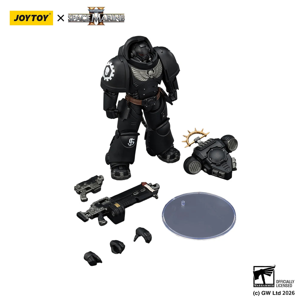 JOYTOY Warhammer 40,000 1/18 Action Figure Game Edition  Iron Hands Heavy Intercessor Anime Military Model