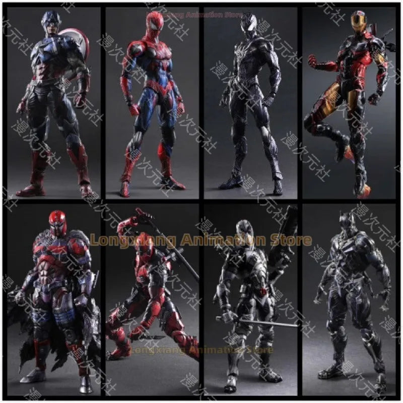 Iron Man Spider-Man Thor Doctor Strange Normal Version Color Change Version Moving Model Gift Collection