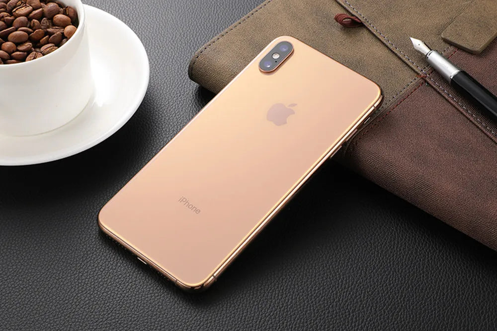 Apple iPhone XS Max 64GB/256GB ROM 1 SIM+1 eSIM 6.5" Super Retina OLED Genuine Cell Phone Replaced New Battery