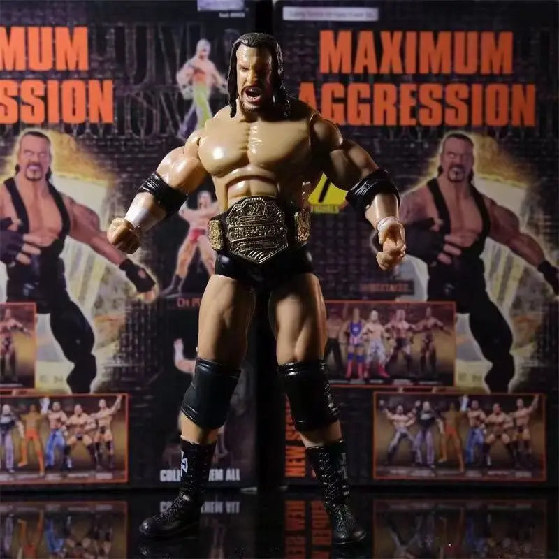 In-Stock Wrestlemania Wrestler Wwe John Cena The Undertaker Figures Toy Rey Mysterio Action Figures Pvc Statue Model Boys Gifts