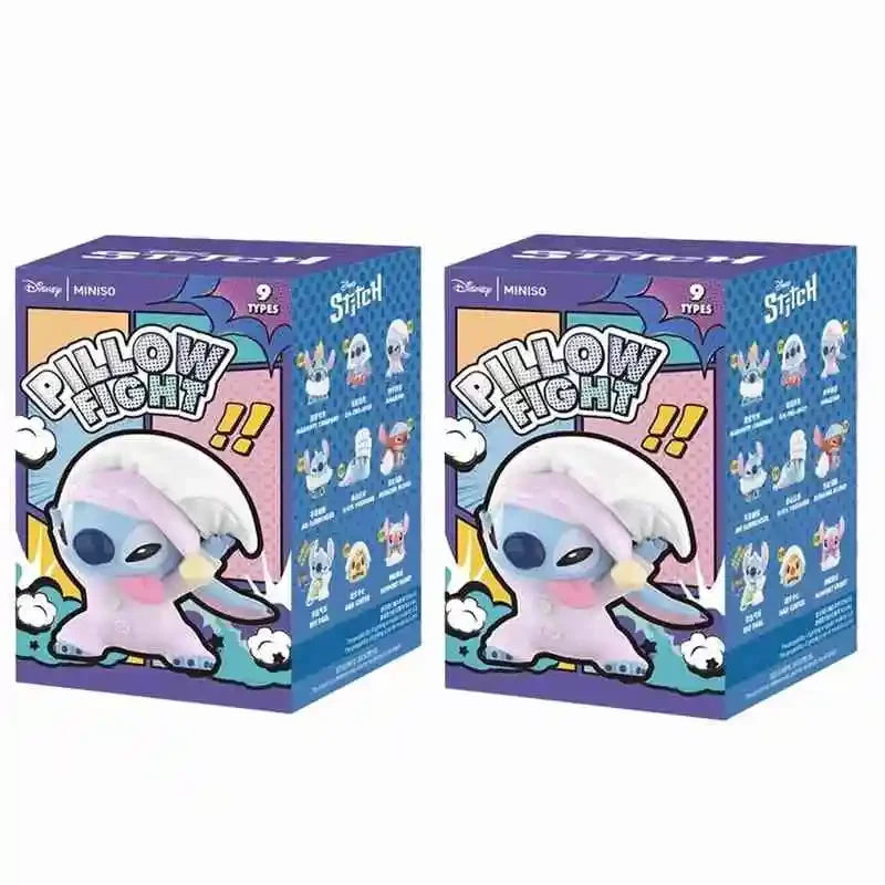 New Cartoon Disney Stitch Needle Pillow Battle Series Blind Box Action Figure Decor Ornament Cute Needle Doll Toy Birthday Gifts