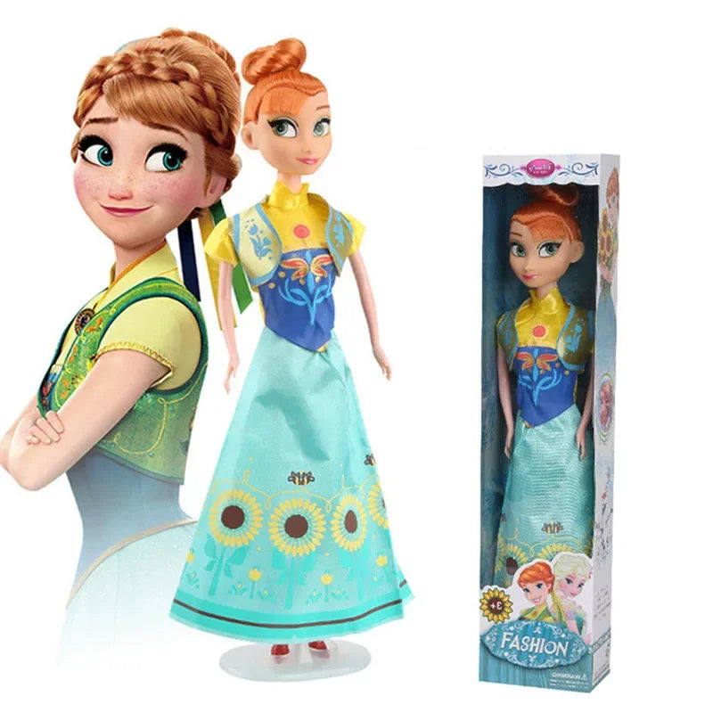 HOT NEW30cm 4 Styles Disney Frozen 2 Doll Girls Toys Princess Anna And Elsa Figure Dolls Movable Joints Children Christmas Gift