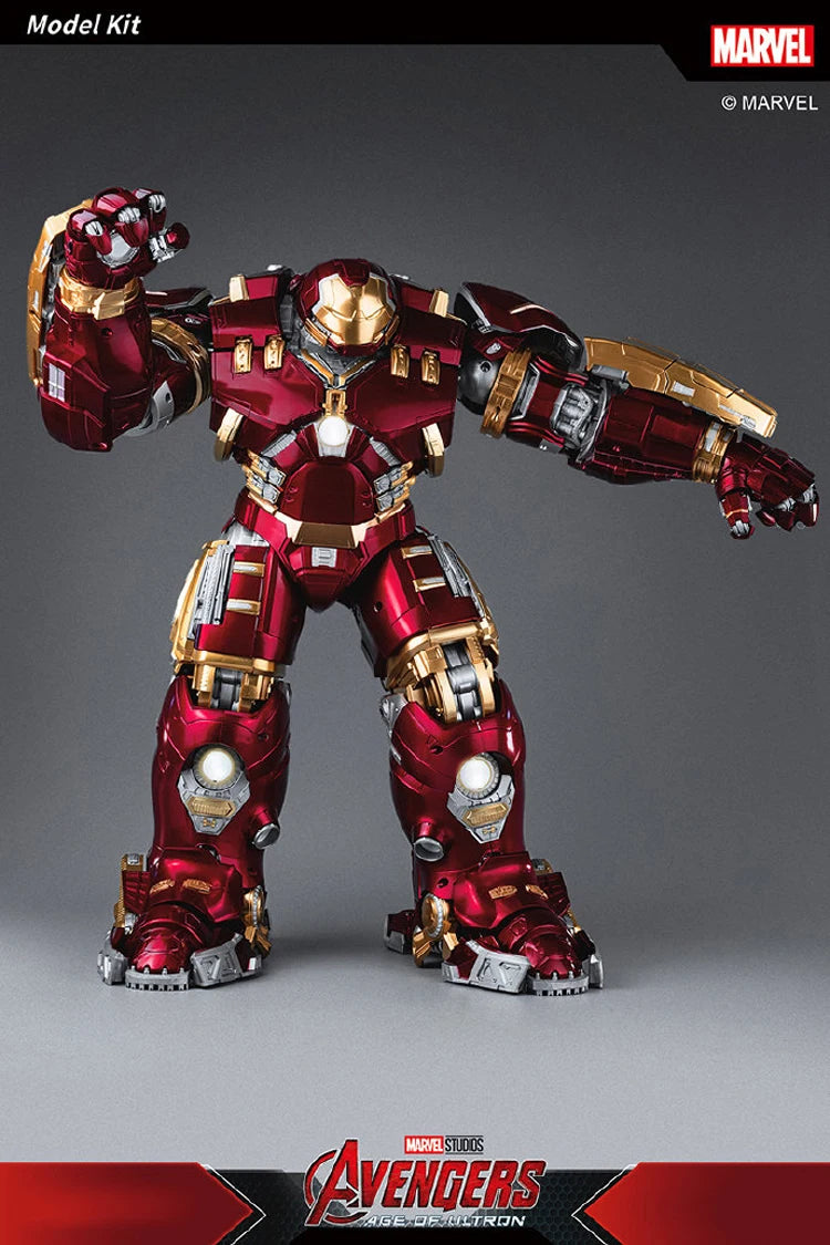 Fondjoy Marvel Anti-Hulk Armor Assemble Toy Movie Character Model 18 Inches Action Figures LED Can Emit Light Model Gift For Boy
