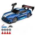 RC Drifting Car 1:24 4WD 30km/H High Speed LED Lights Gyro 2.4Ghz Remote Control with PVC Shell Electric Toys for Boys Kids Gift
