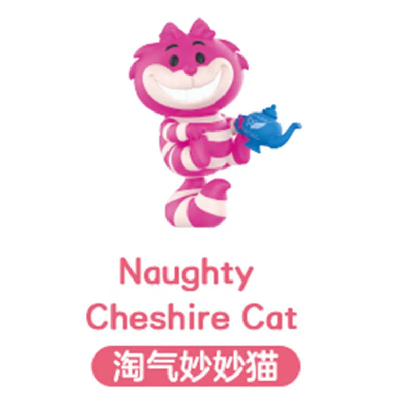 Disney Alice in Wonderland Mad Hatter Cheshire Cat Queen of Heart Tweedle Dee March Hare White Rabbit Action Figure Toys