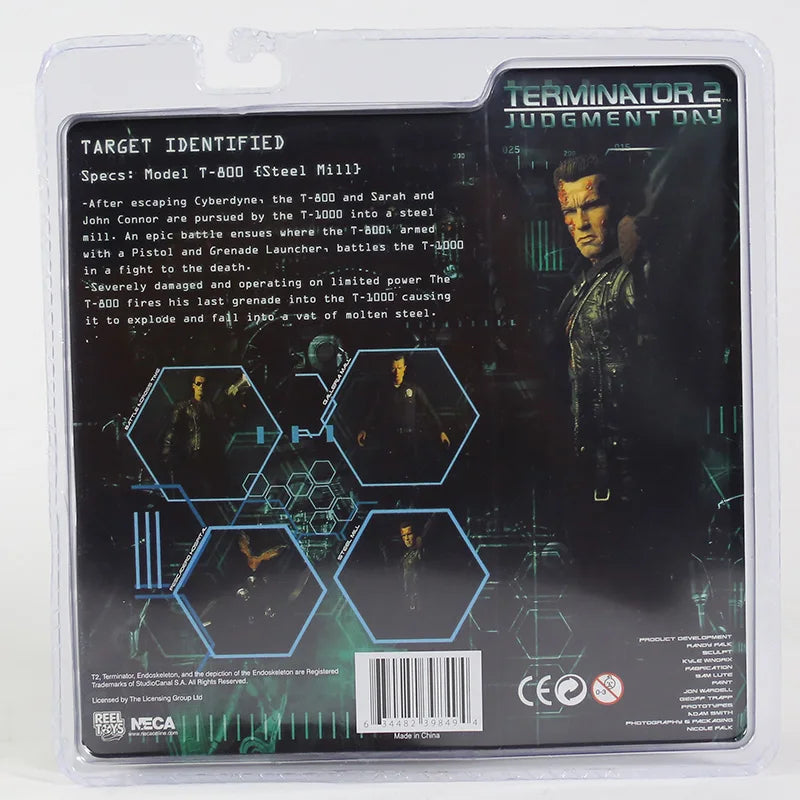 NECA The Terminator Endoskeleton Action Figures Collectable Joints Moveable Model Toy