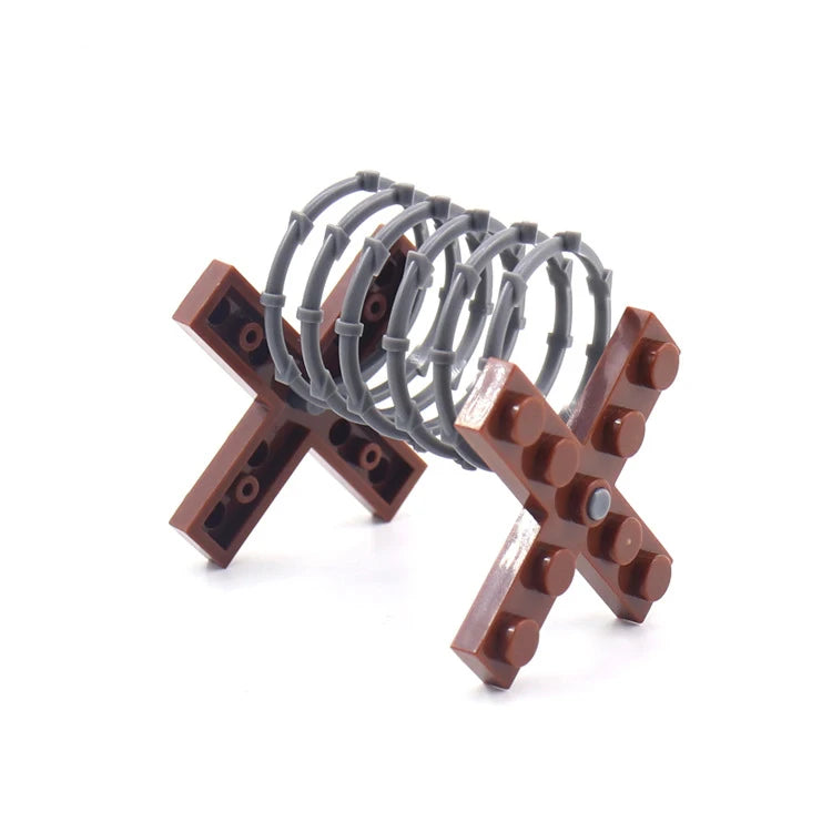 25/50/100Pcs Soldier Police Gangster WW2 Army Military Weapons SWAT Machine Gun Mortar Building Blocks Figure Model Brick Toy