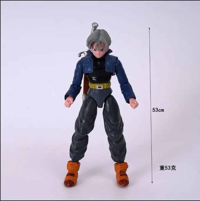 Anime Dragon Ball Z Action Figures Set-Son Goku Son Gohan Vegeta Frieza-Collectible Assembly Model Toys Boys Festival Gifts