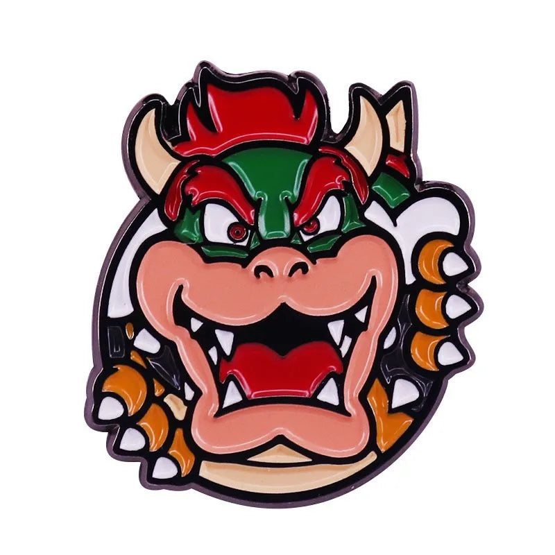 Anime Super Mario Enamel Pin Lapel Pins for Backpacks Brooches Badges Fashion Brooch for Clothes Jewelry Gifts Friends