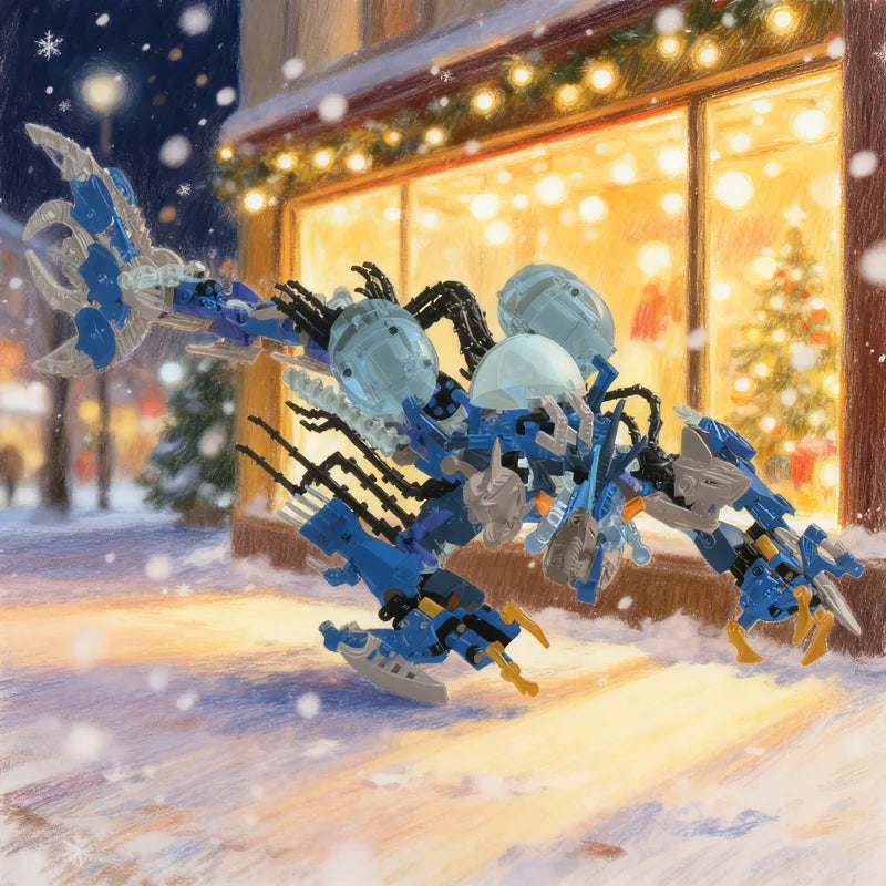 713pcs MOC Bionicle King The Sea Model Building Toy Christmas Gifts Blocks Construction Assemble DIY Creative Idea Education