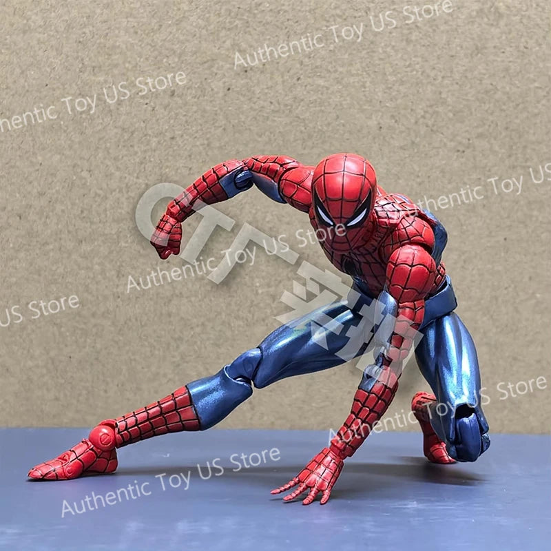 Ct Toys Spiderman Mafex 075 Figure The Anazing Spider-Man Comic Ver Mafex 185 Anime Action Figure Model Gifts Toys