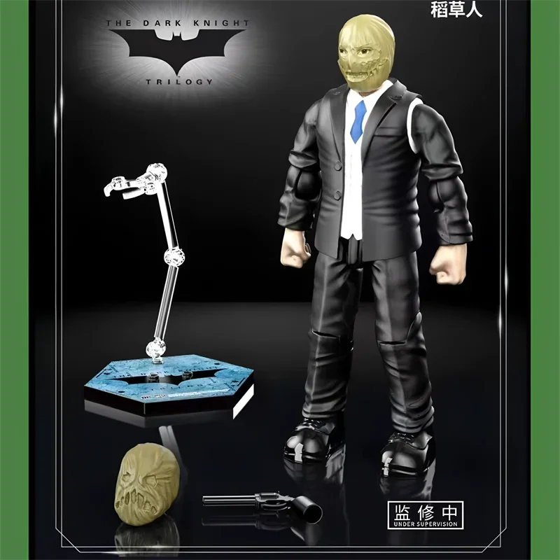 Original DC ARMORED Batman JOKER BANE TWO FACE Villain Scarecrow Justice League Splicing Action Figures DIY Toys Model Gift