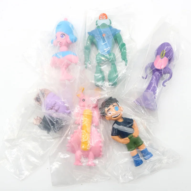 6pcs Elio Solís Action Figures Disney Kawaii Ornament Car Model Doll Kids Cosplay Classic Toys Home Decor Children Birthday Gift