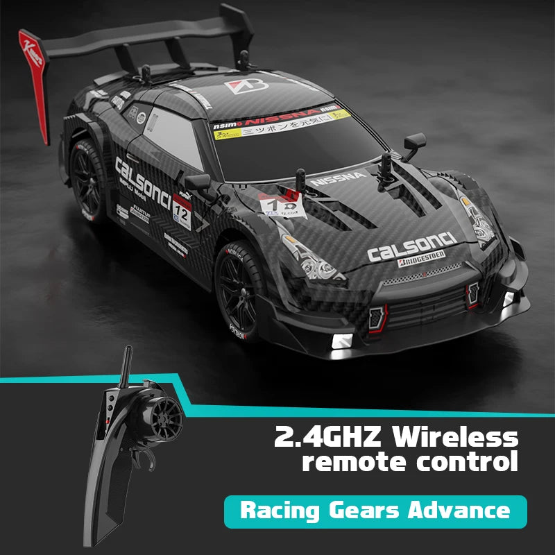 40KM/H Remote Control Car Rechargeabl Racing Drift Electric Graffiti RC Cars Birthday Toys for Boys