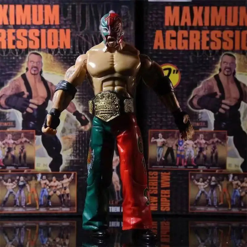 In-Stock Wrestlemania Wrestler Wwe John Cena The Undertaker Figures Toy Rey Mysterio Action Figures Pvc Statue Model Boys Gifts