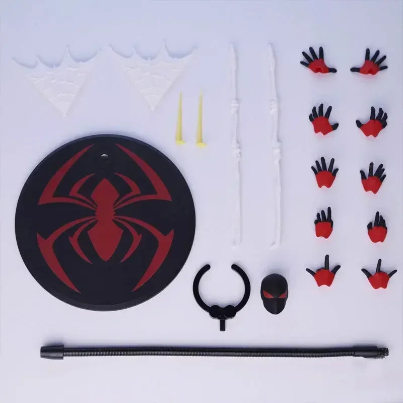 Mess Toys Spider Man Symbiote Spiderman Messtoys Black Suit Neighbor Scarlet Spider Anime Action Figure Gifts Toys