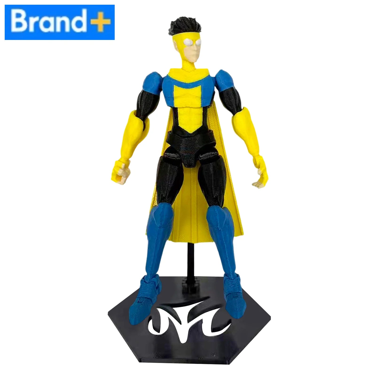 Multi-Joint Action Figure - Invincible T13 3D Printed Collectible with Base, Anti-Fall Joint Locks & UV-Resistant Coating Deskto