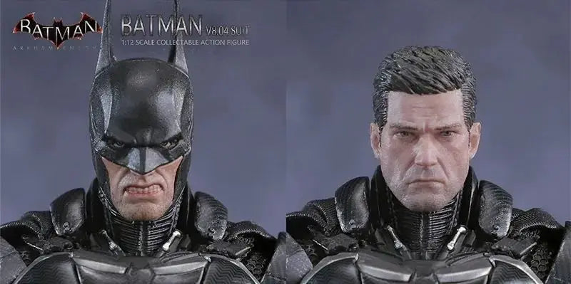 Original LPZZ Toys Arkham Knight Figure V8.04 Suit Batman Action Figures 002 Deathstroke DC Multiverse Superman 1/12 Statue Gift