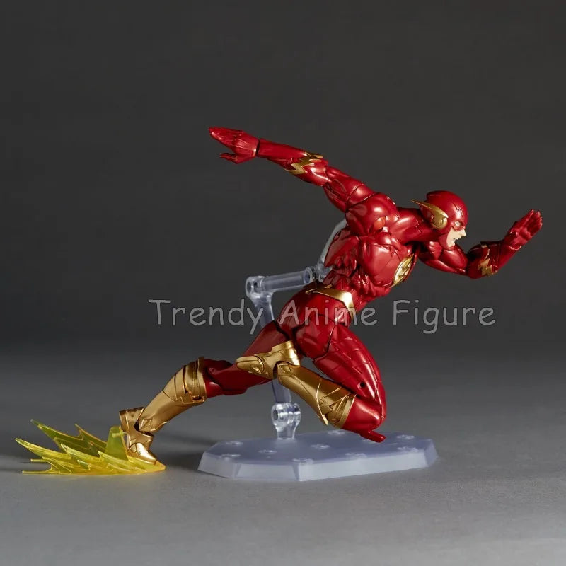 Revoltech Amazing Yamaguchi Flash Action Figure Movable 17cm Flashpoint Model Kaiyodo Flash Figures Toy Collection Holiday Gifts
