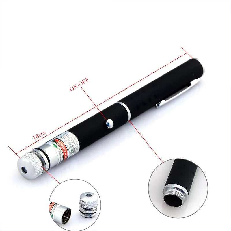 (Do not provide batteries) Green Red Laser Pointer Teaching Tool Pet Automatic Cat Toys Laser Focus Lazer Pen Combination