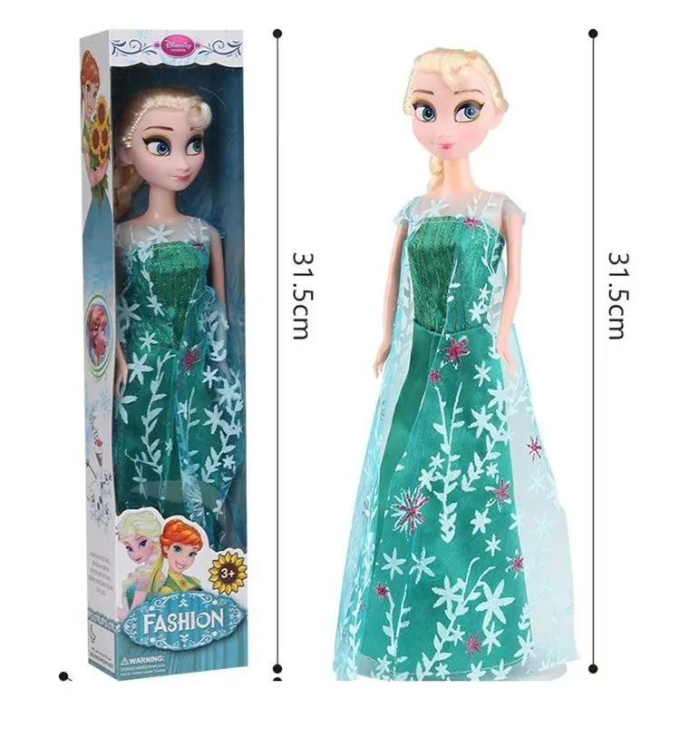 HOT NEW30cm 4 Styles Disney Frozen 2 Doll Girls Toys Princess Anna And Elsa Figure Dolls Movable Joints Children Christmas Gift