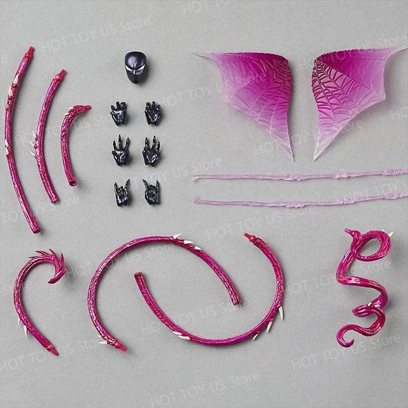 Venom Gwen Action Figures Anime Figurine Kaiyodo Amazing Yamaguchi Revoltech Statue Ko Model Gk Collection Kid Toy Gift