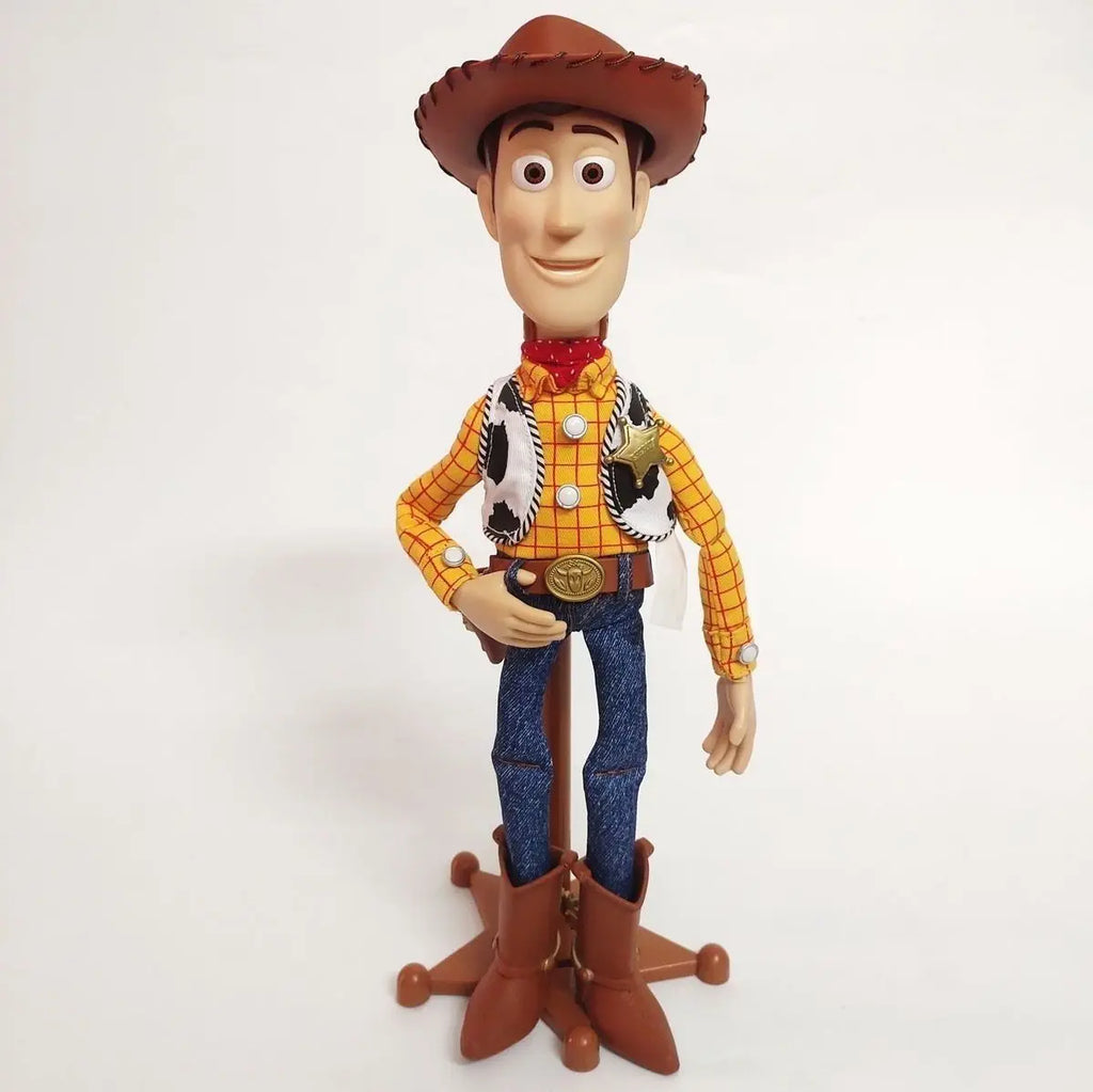 Hot 40cm Disney Pixar Toy Story Woody Action Figures English Movie Sound Character Doll Cloth Cowboy Birthday Gift For Children