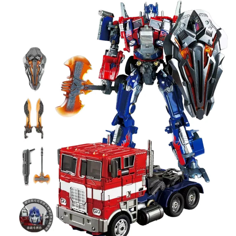30cm Transformation Megatron Optimus Prime Bumblebee Deformation Movie G1 Anime Figure Action Figure Alloy Robot Mode Toys Gifts