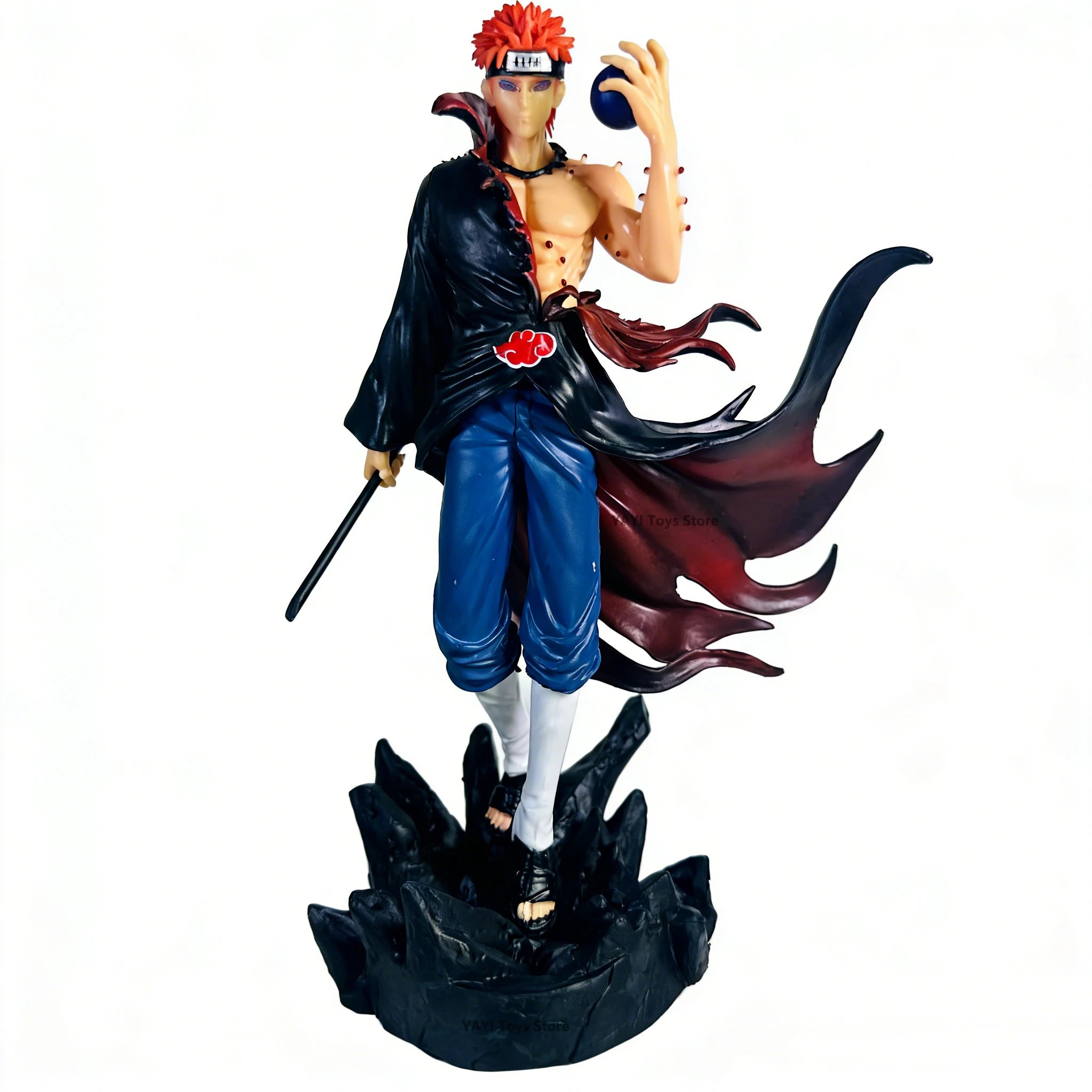 22cm Naruto Paine Anime Figure Ten Years Hundred Ninjas Gk Gifts  Action Figure Model Statues Collections Toys Gifts