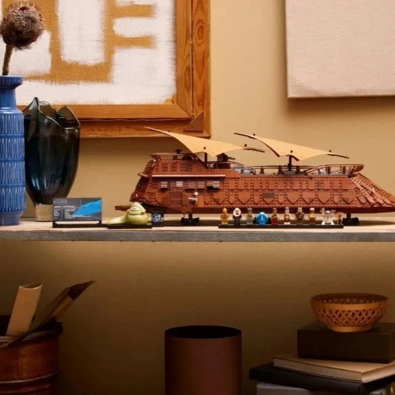 3942pcs Sarlacc Pit Showdown Jabba's Sail Barge Star Battle Puzzle Assembly Model 75397 Bricks For Adult Kids Birthday Gifts