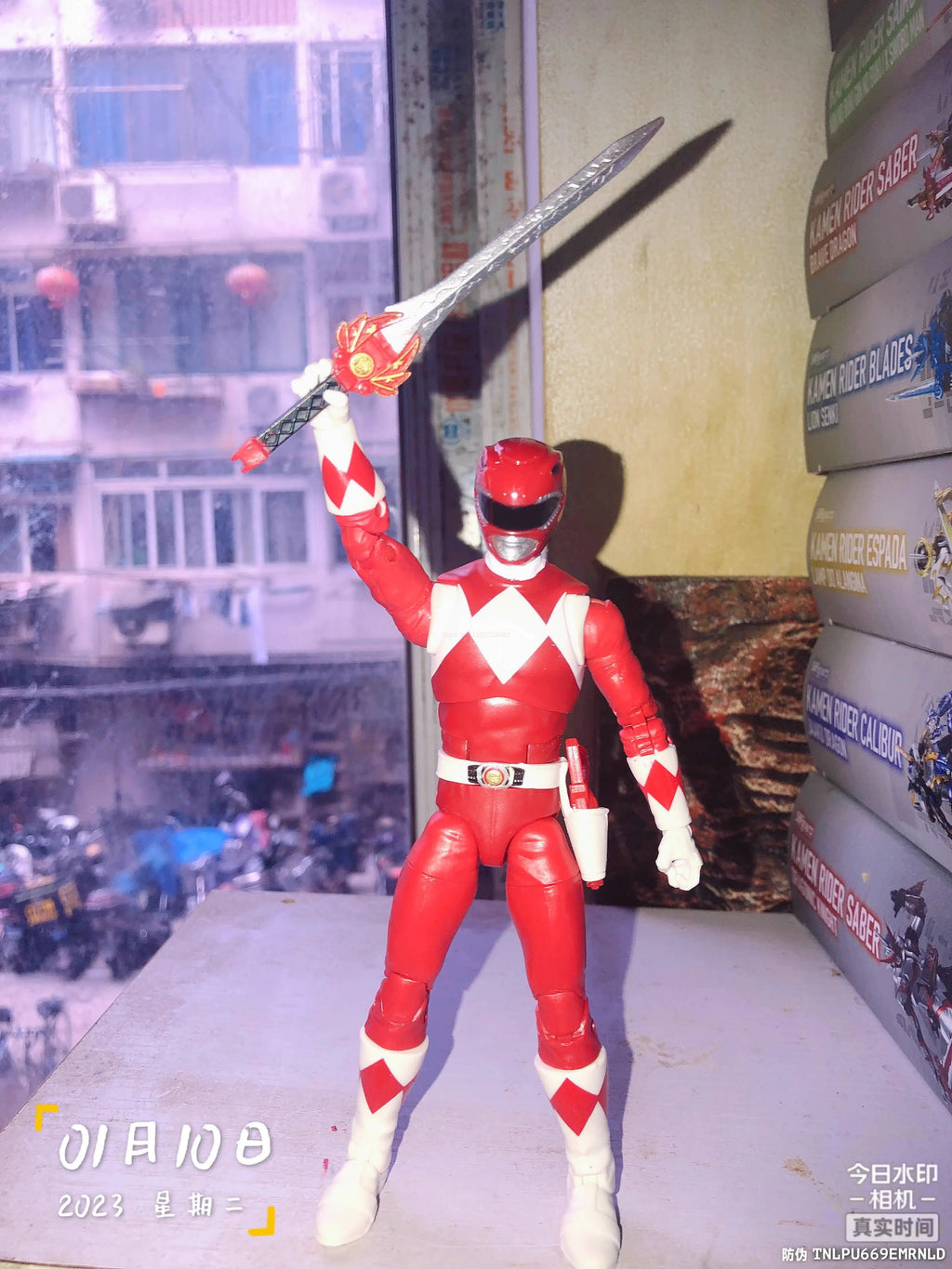 Hot Power Rangers Red Ranger Anime Figure Lightning Collection Dino Fury Action Figures Statue Model Doll Toys Gifts