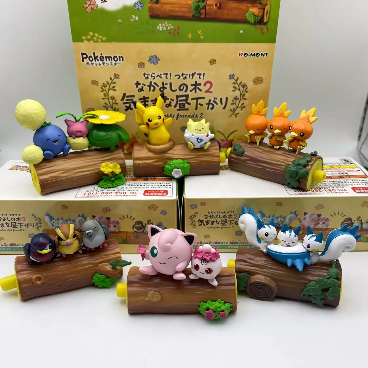 2025 Hot Toys Rement Pokemon Friendship Wood Pikachu Fat Ding Surprise Blind Box Desktop Decoration Children'S Birthday Gift Toy
