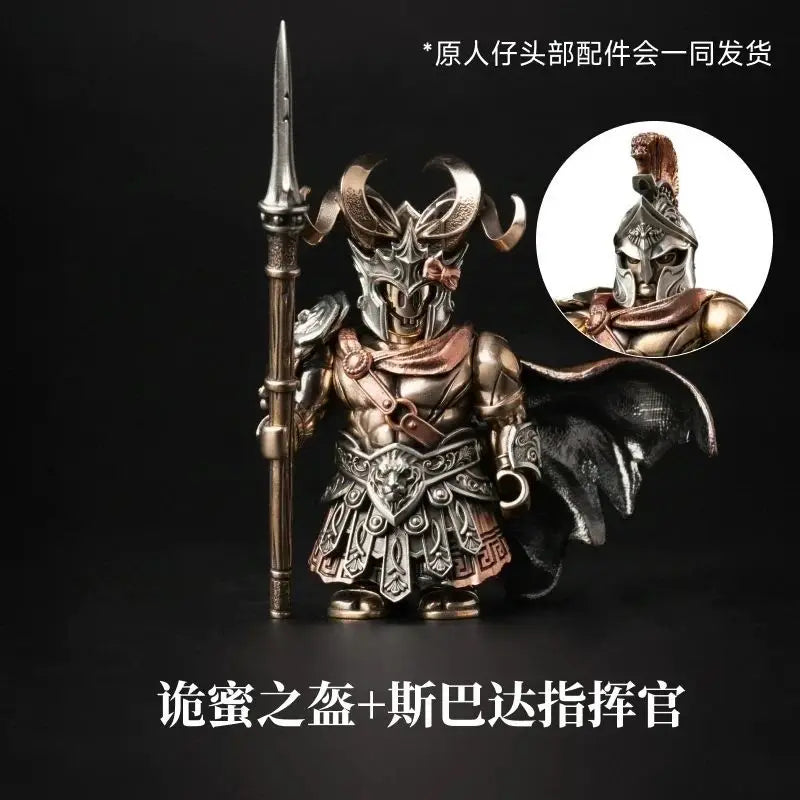 2026 Big Player Series Strange Helmet DIY Head Magnetic Detachable Metal Figurine Desktop Decoration Cultural Creative Souvenir