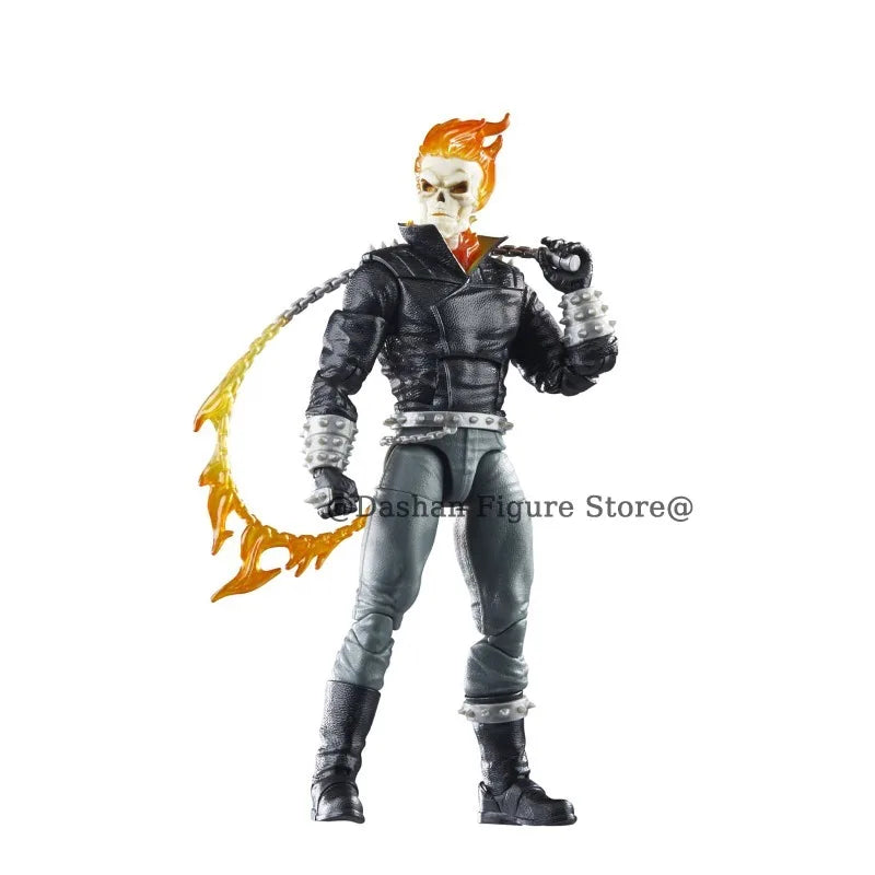 Anime Ghost Rider Action Figure Johnny Blaze Celebrating Figurine 85th Anniversary 6" Collection Model Statue Toys Holiday Gifts