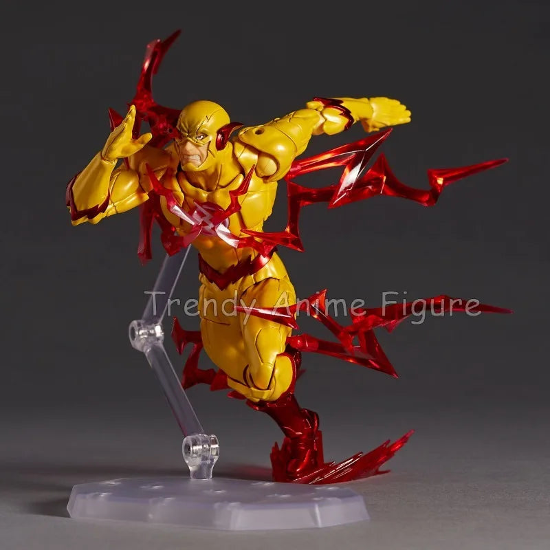 Revoltech Amazing Yamaguchi Flash Action Figure Movable 17cm Flashpoint Model Kaiyodo Flash Figures Toy Collection Holiday Gifts
