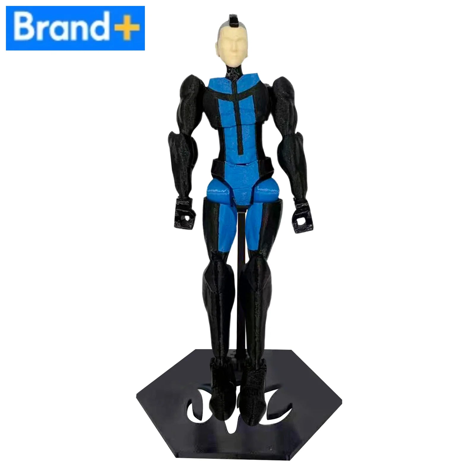 Multi-Joint Action Figure - Invincible T13 3D Printed Collectible with Base, Anti-Fall Joint Locks & UV-Resistant Coating Deskto