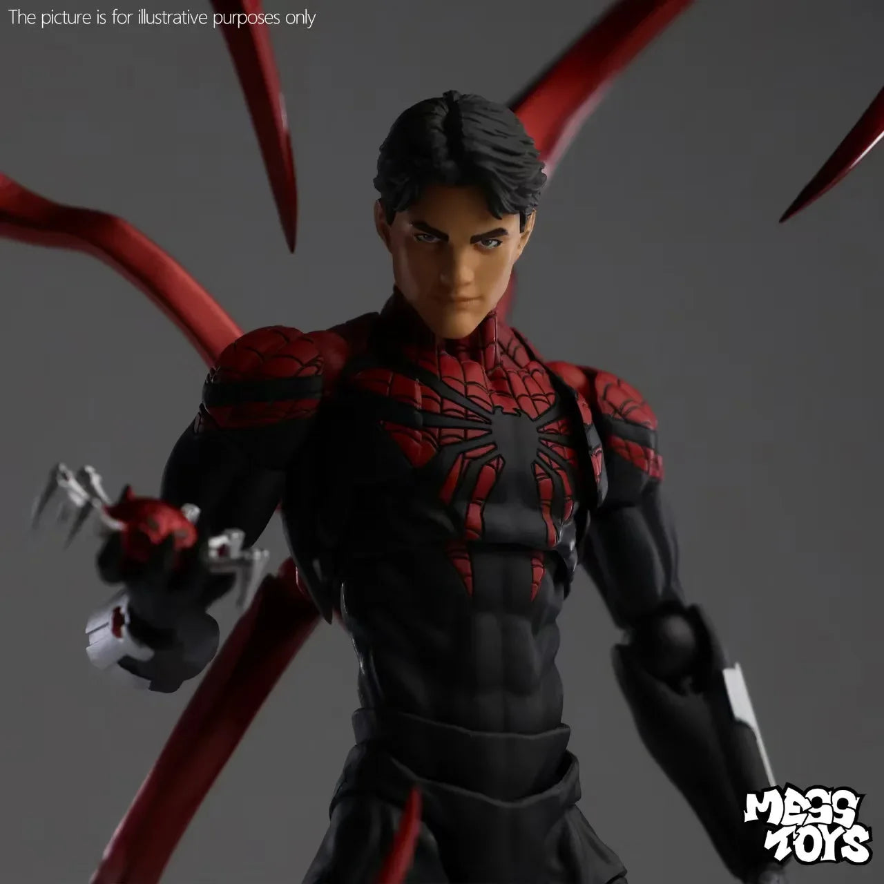 In Stock Mess Toys Superior Spider-Man (Doctor Octopus Ver.) Anime Action Figure - Peter Parker Model Gift