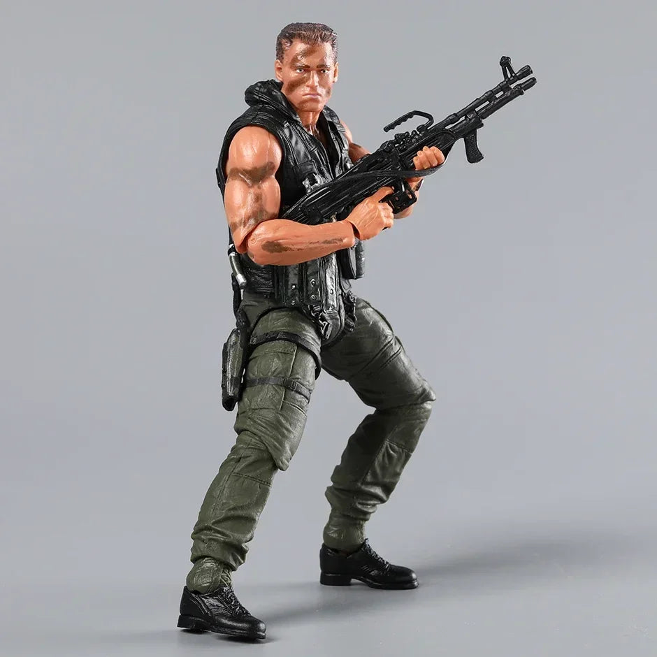NECA Arnold Schwarzenegger Commando Matrix 30th Anniversary Action Figure Figurine Collectible Model Doll Toy
