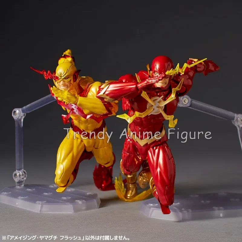 Revoltech Amazing Yamaguchi Flash Action Figure Movable 17cm Flashpoint Model Kaiyodo Flash Figures Toy Collection Holiday Gifts
