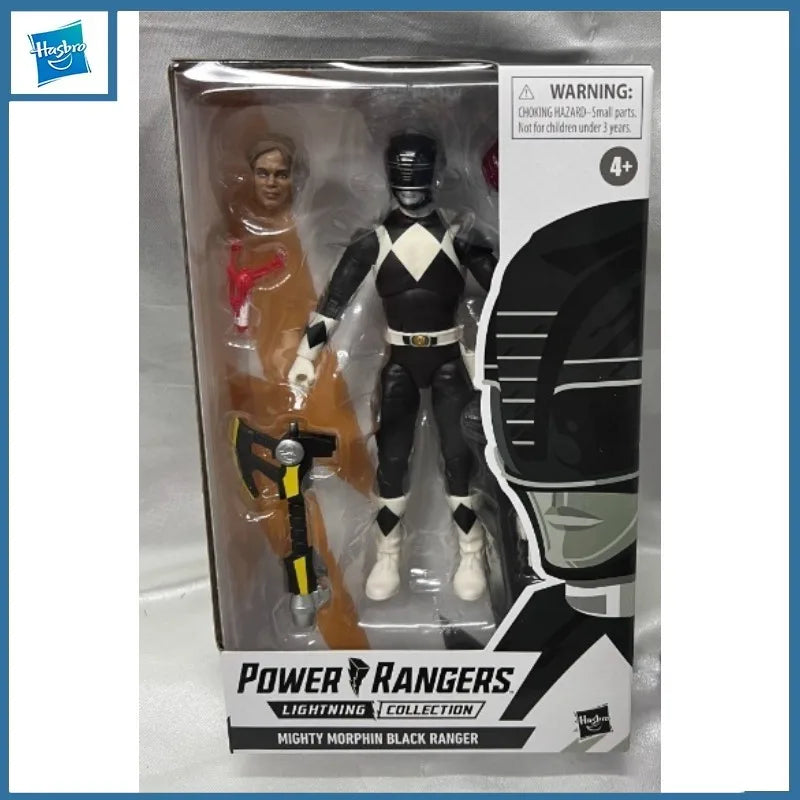 Hasbro Genuine Power Rangers Black Panger Mighty Morphin Goldar Action Figure Toys for Boys Girls Gift Collectible Ornaments