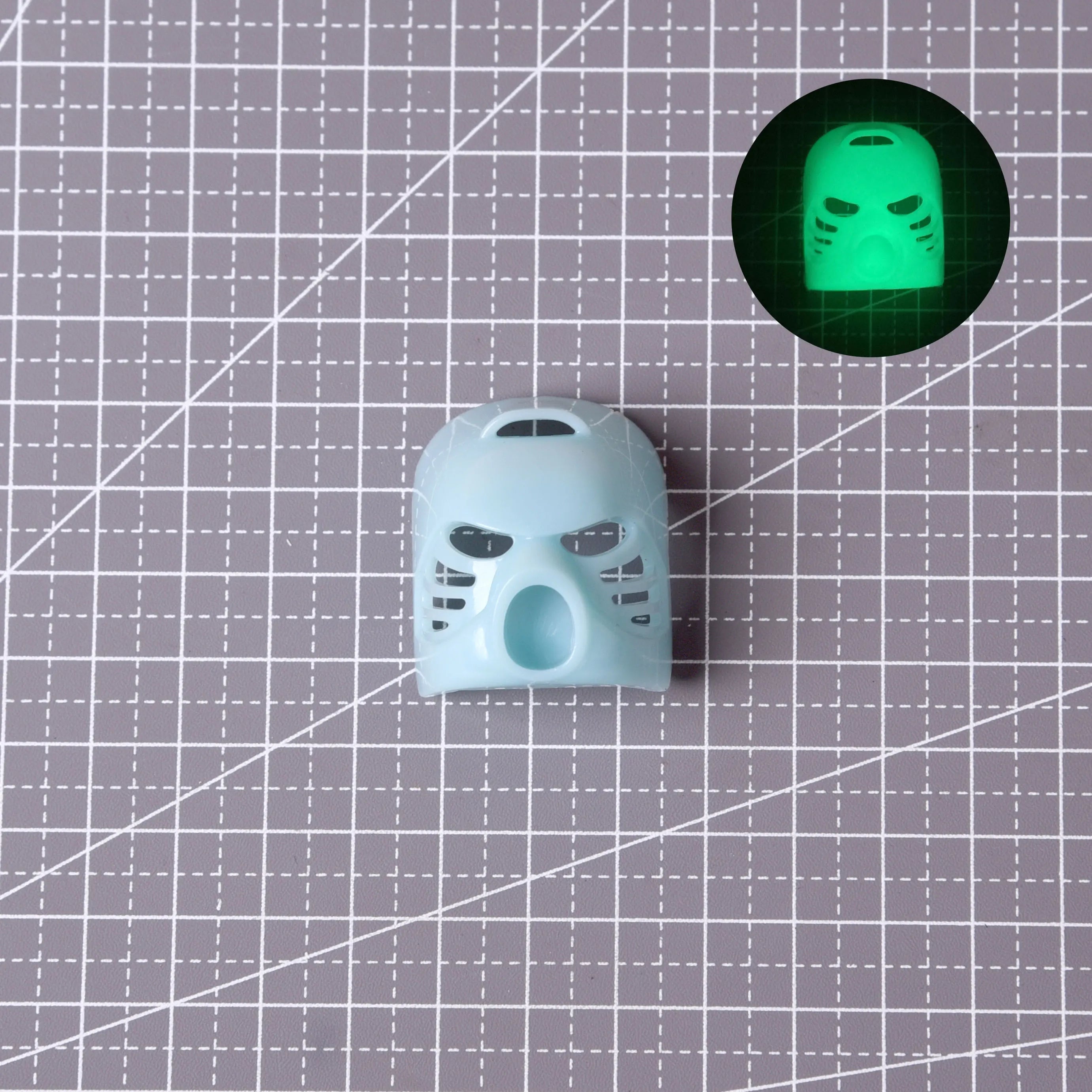 Kennie DIY MOC Customized Accessories Building Blocks Part NO.32505 tahu Bionicle Facepiece Hau Stars Kanohi Helmet