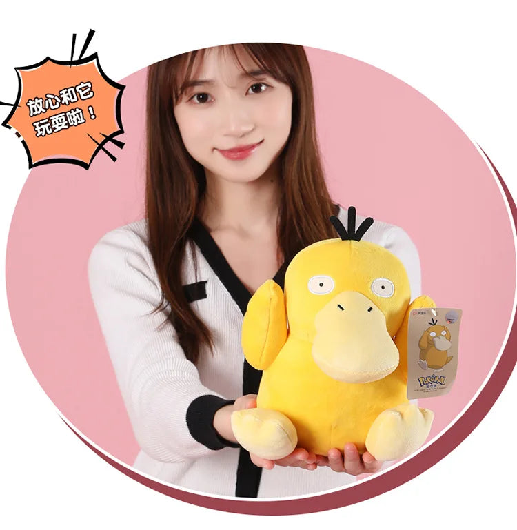 POKEMON Original Plush Toy Gengar Mimikyu Pikachu Charizard Genuine Kawaii Plush Doll Soft Cute Cartoon Piplup Toy for Kids Gift