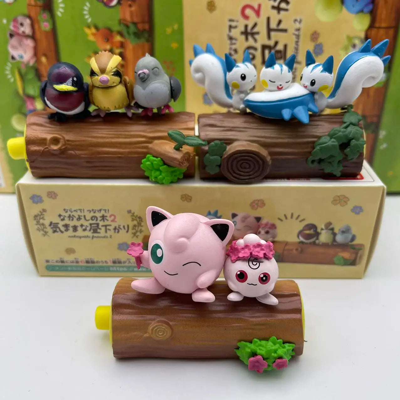 2025 Hot Toys Rement Pokemon Friendship Wood Pikachu Fat Ding Surprise Blind Box Desktop Decoration Children'S Birthday Gift Toy