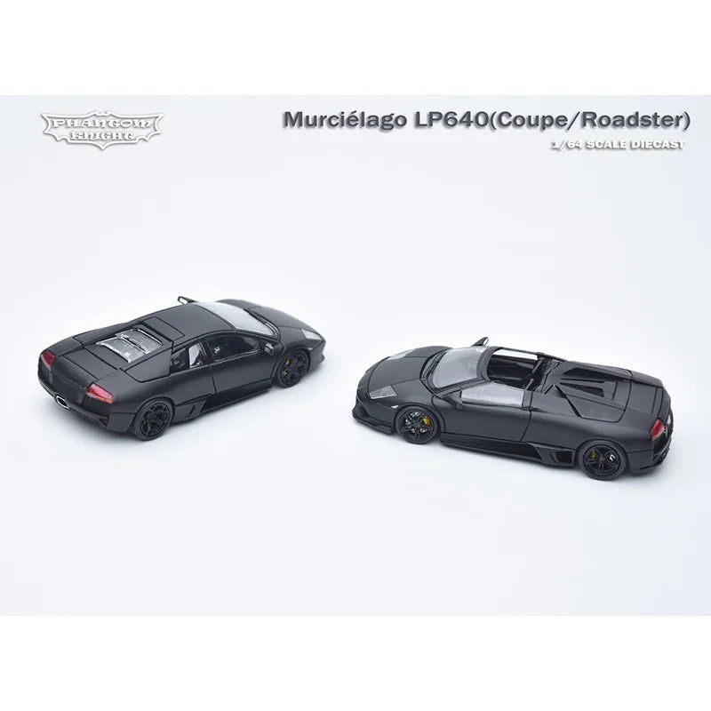 1:64 Phantom Knight Pk Lambo Murcielago Lp640 Batmobile Simulation Alloy Miniature Diecasting Car Model Custom Toy Gift Ornament