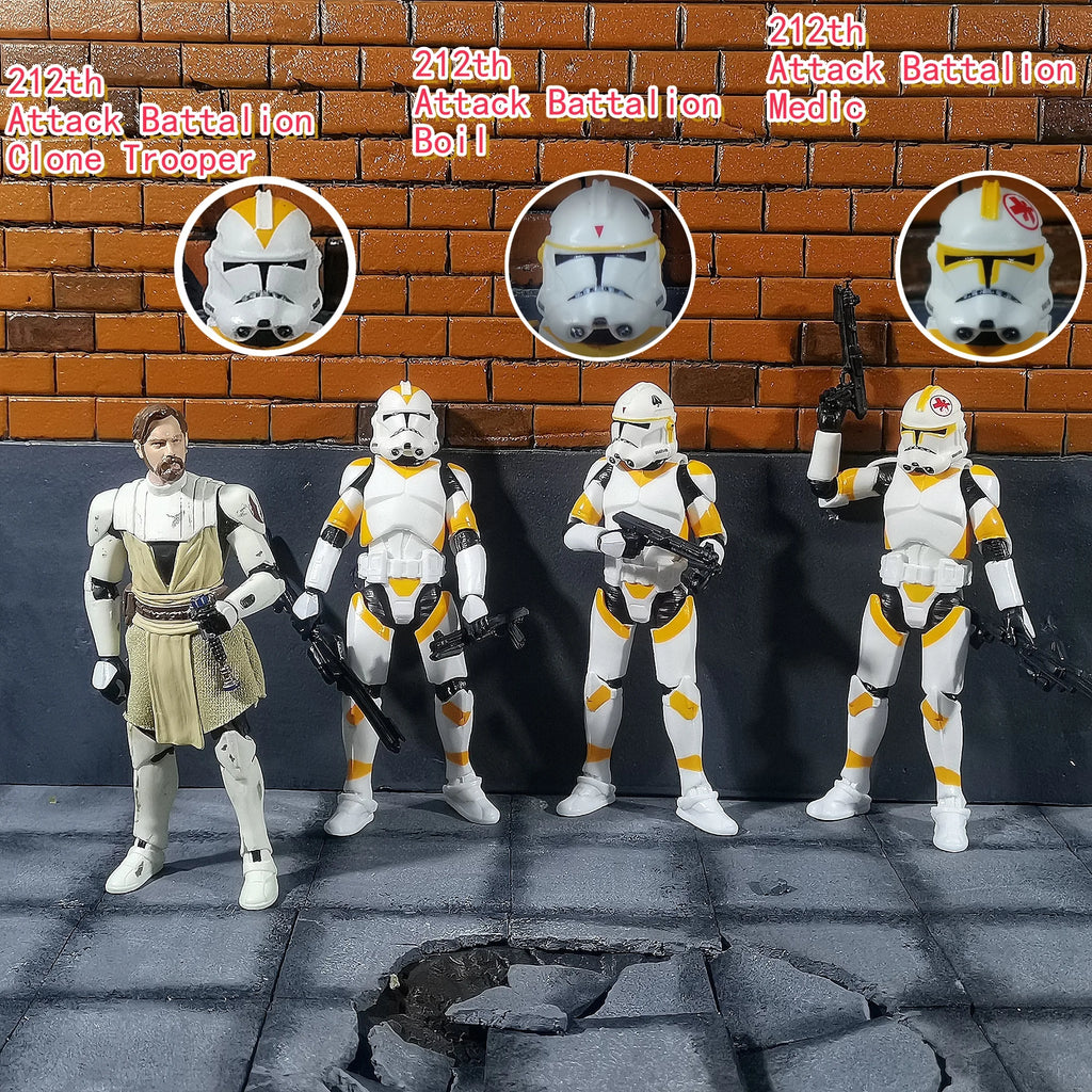 Star Wars 3.75 Inch Trooper 1/18 501st Legion Action Figure Hardcase REX Anakin Dogma Tup Toys Model Loose